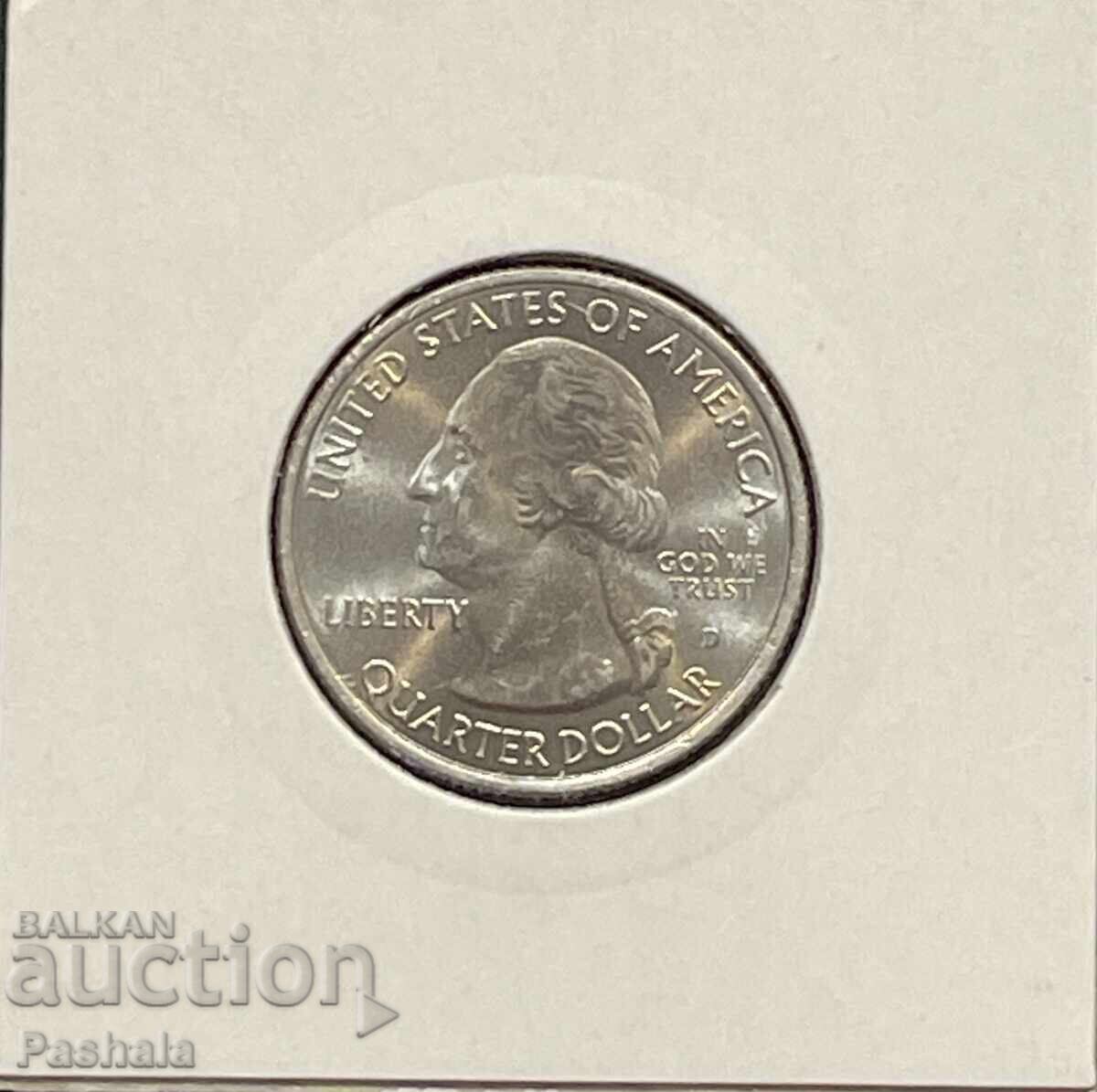 ΗΠΑ 25 σεντ 2015 BLUE RIDGE PARKWAY με τιμή 3.00 BGN | € 1.53