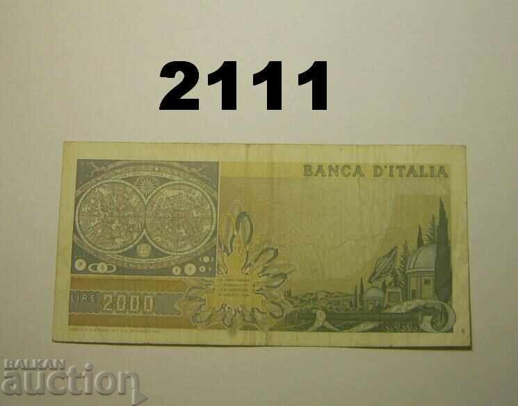 Italia 2.000 lire 1973 cu preț 3.00 BGN | € 1.53