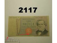 Италия 1000 лири 1969 (1981)