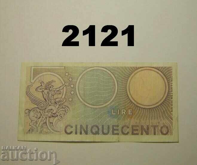 Italia 500 lire 1976 cu preț 3.00 BGN | € 1.53