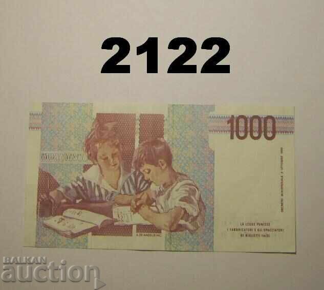 Италия 1000 лири 1990 (1998) с цена 2.00 лв. | € 1.02