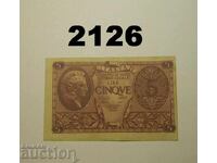 Italy 5 Lire 1944