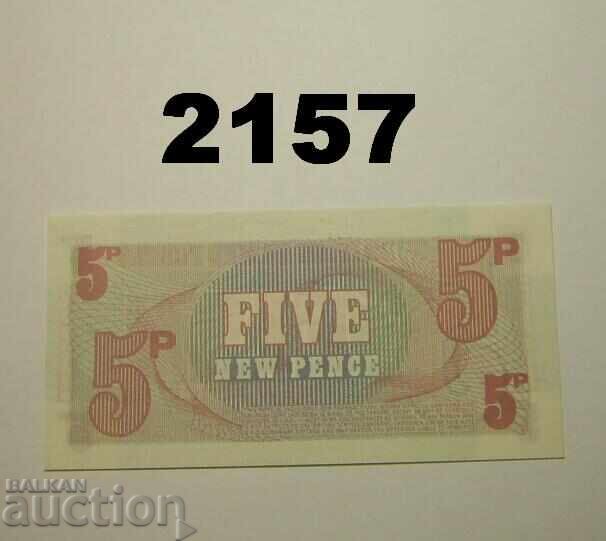 Forțele armate britanice 5 noi penny 1972 (seria a 6-a) cu preț 2.50 BGN | € 1.28