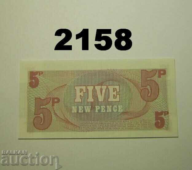 Forțele armate britanice 5 noi penny 1972 (seria a 6-a) cu preț 2.50 BGN | € 1.28