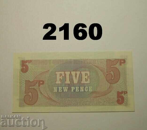 Forțele armate britanice 5 noi penny 1972 (seria a 6-a) cu preț 2.50 BGN | € 1.28