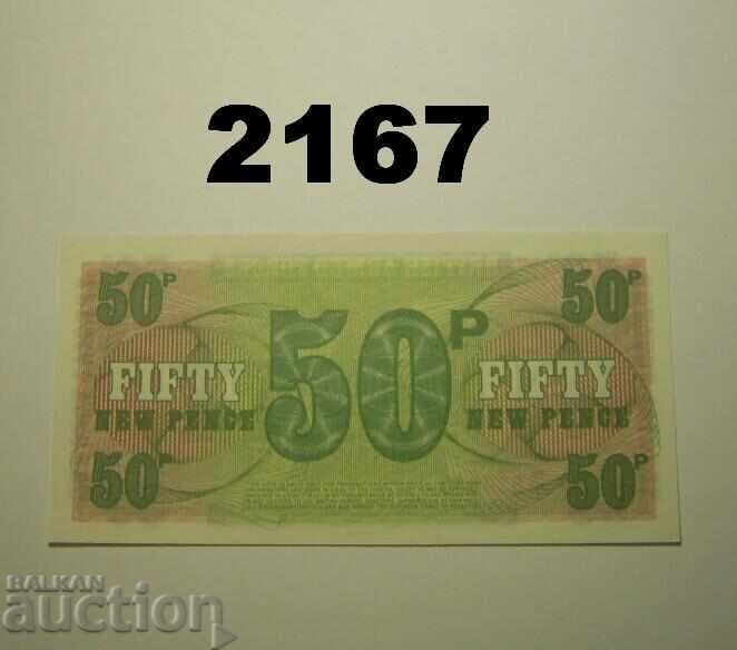 British armed forces 50 new pence 1972 (6th series) с цена 2.50 лв. | € 1.28