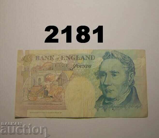 Marea Britanie 5 lire (1993 - 98) lire cu preț 12.00 BGN | € 6.14