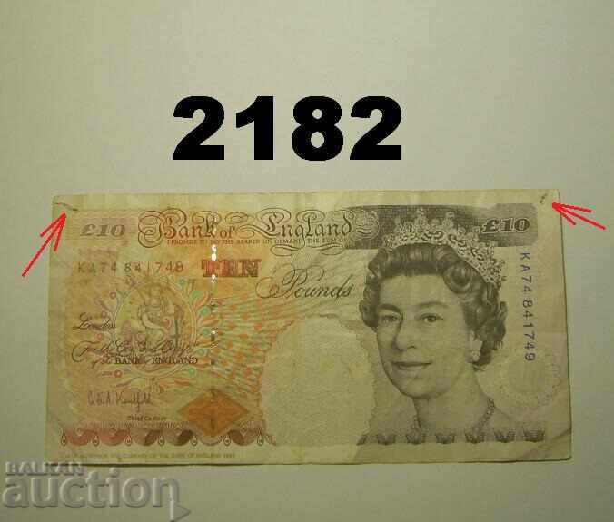 United Kingdom 10 Pounds (1993 - 2000) Lira United Kingdom 10 Pounds (1993 - 2000) Lira