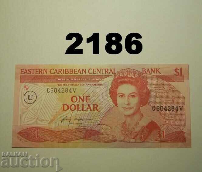 Anguilla Anguilla Caraibe de Est 1 dolar 1988 AU Anguilla Anguilla Caraibe de Est 1 dolar 1988 AU