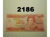 Anguilla Anguilla Caraibe de Est 1 dolar 1988 AU