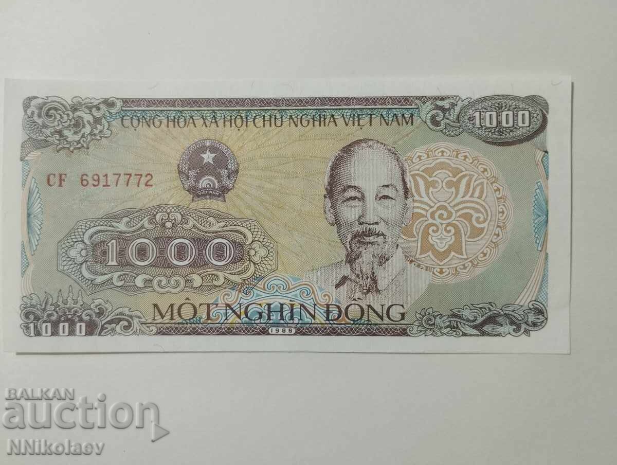 Δημοπρασία 1000 δονγκ Βιετνάμ 1988 UNC