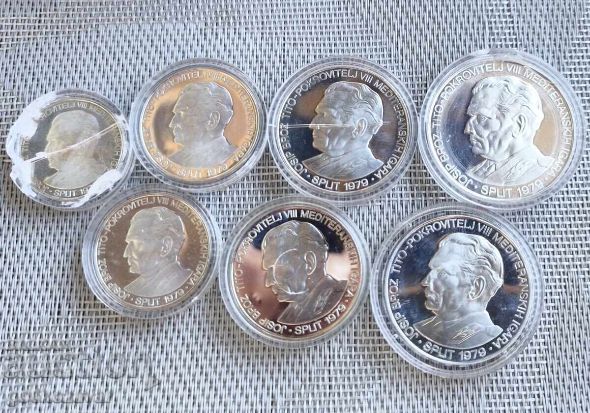 Παράδοση Συλλογή Γιουγκοσλαβίας VIII Μεσογειακοί Αγώνες 1978 Ασήμι ! Παράδοση Συλλογή Γιουγκοσλαβίας VIII Μεσογειακοί Αγώνες 1978 Ασήμι !