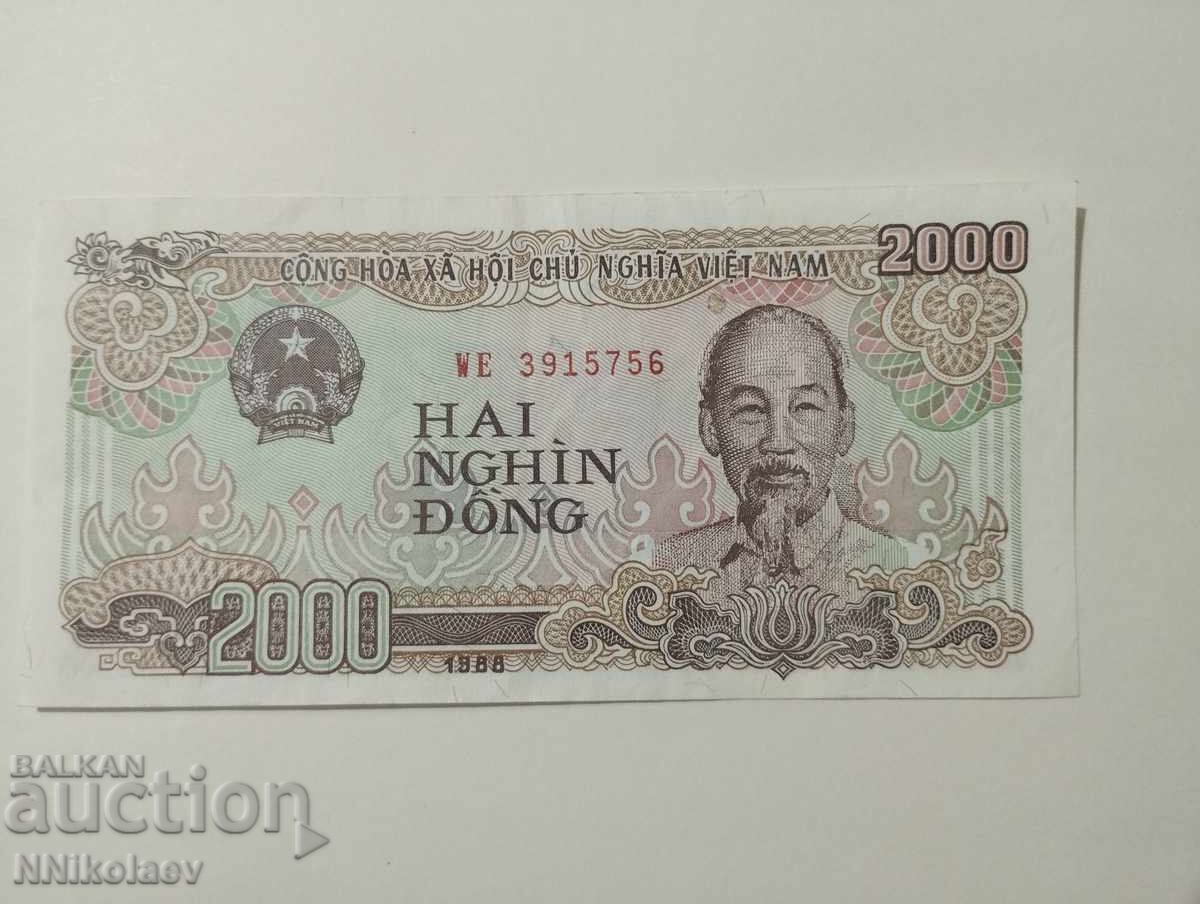 Δημοπρασία 2000 δονγκ Βιετνάμ 1988 g