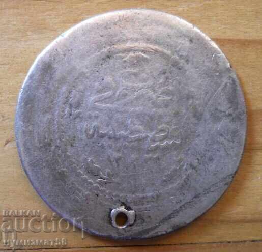 6 kurusha 1223 / 1808 - Τουρκία (ασήμι)