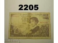 Torn Spain 100 Pesetas 1965