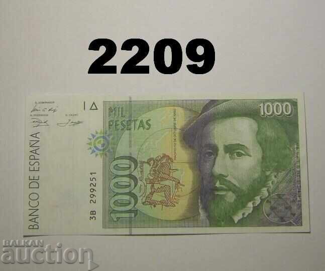 Spain 1000 Pesetas 1992 Spain 1000 Pesetas 1992
