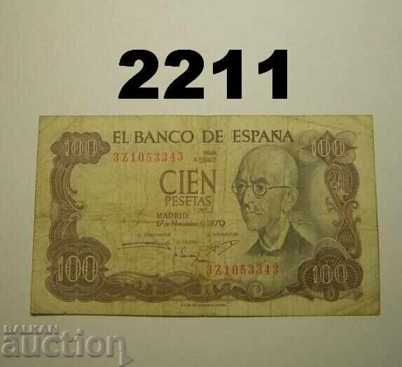 Ισπανία 100 πεσέτες 1970 Ισπανία 100 πεσέτες 1970