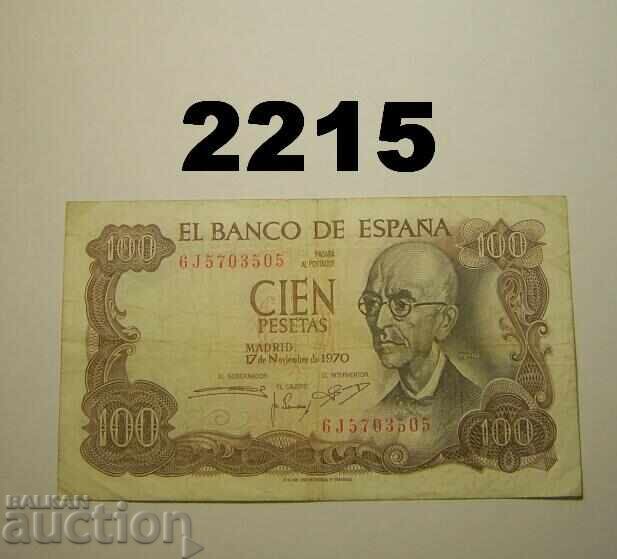 Ισπανία 100 πεσέτες 1970 Ισπανία 100 πεσέτες 1970