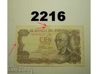 Spania 100 pesetas 1970