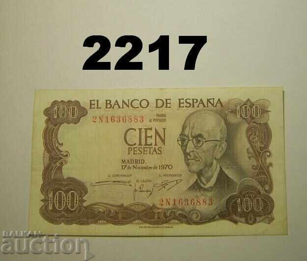 Ισπανία 100 πεσέτες 1970 Ισπανία 100 πεσέτες 1970