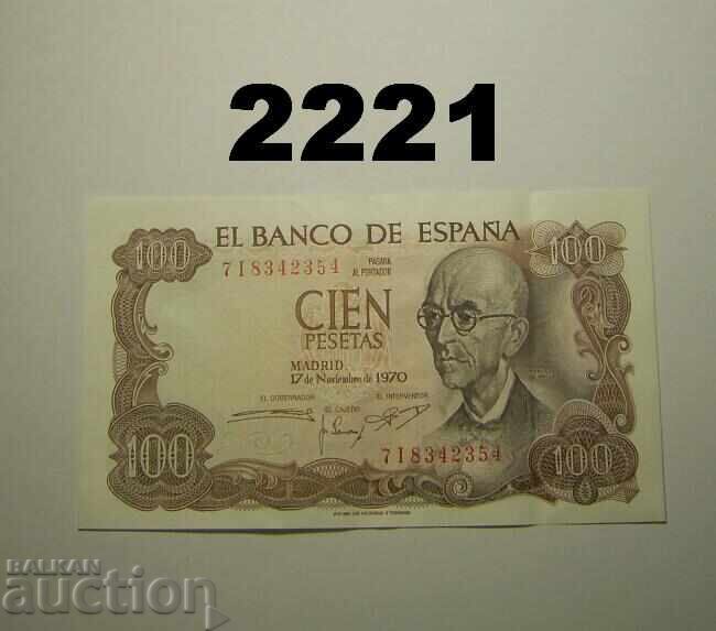 Испания 100 песети 1970 Испания 100 песети 1970