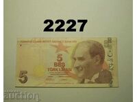 Турция 5 лири 2009