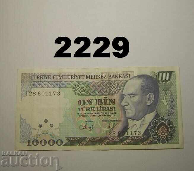 Turcia 10.000 lire 1993 Turcia 10.000 lire 1993
