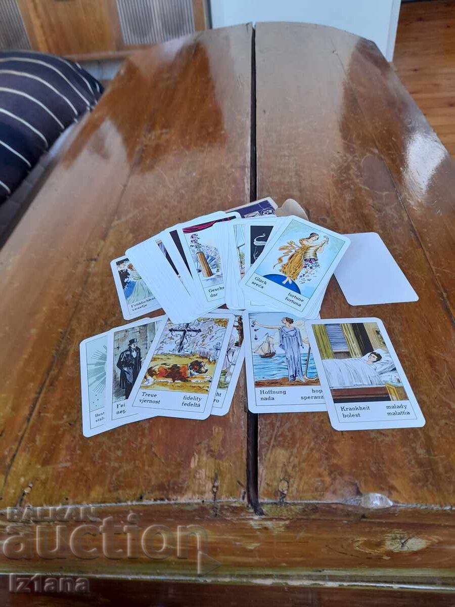 Παλιά τραπουλόχαρτα για θέαμα, μαντεία Piatnik - 5