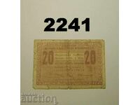 RR! Λιθουανία 20 λεπτά 1922 λεπτά