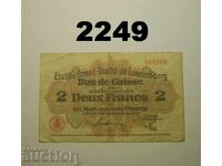 Люксембург 2 франка 1914