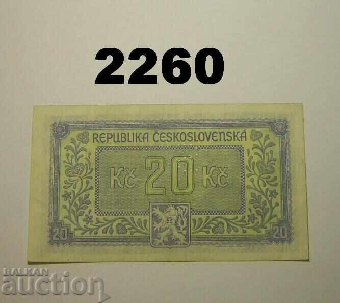 Czechoslovakia 20 Korun 1945 Specimen with price 35.00 BGN | € 17.90 Czechoslovakia 20 Korun 1945 Specimen with price 35.00 BGN | € 17.90