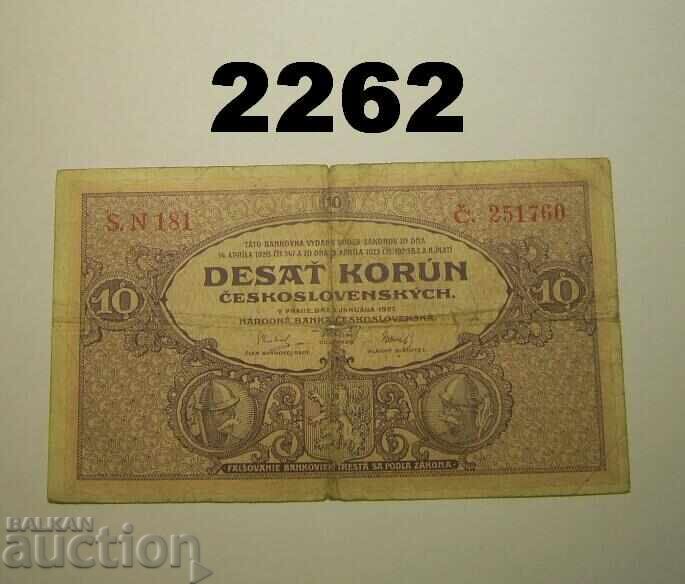 Чехословакия 10 корун 1927