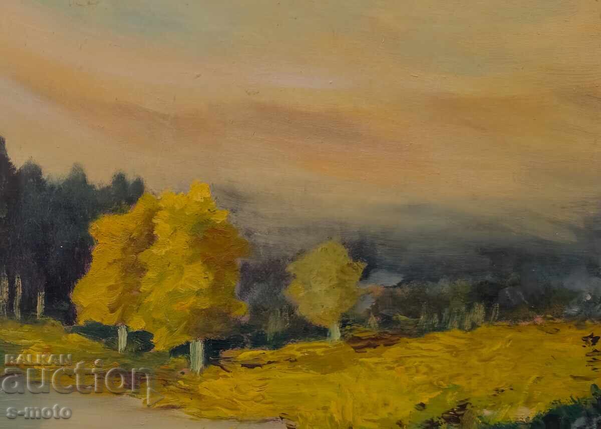 Έργο ζωγραφικής με λάδι, τοπίο - 6 Έργο ζωγραφικής με λάδι, τοπίο - 6