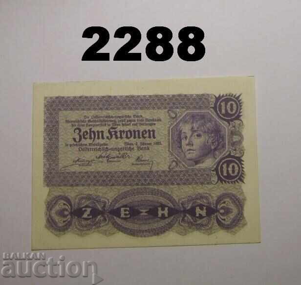 Austria 10 Kronen 1922 Austria 10 Kronen 1922