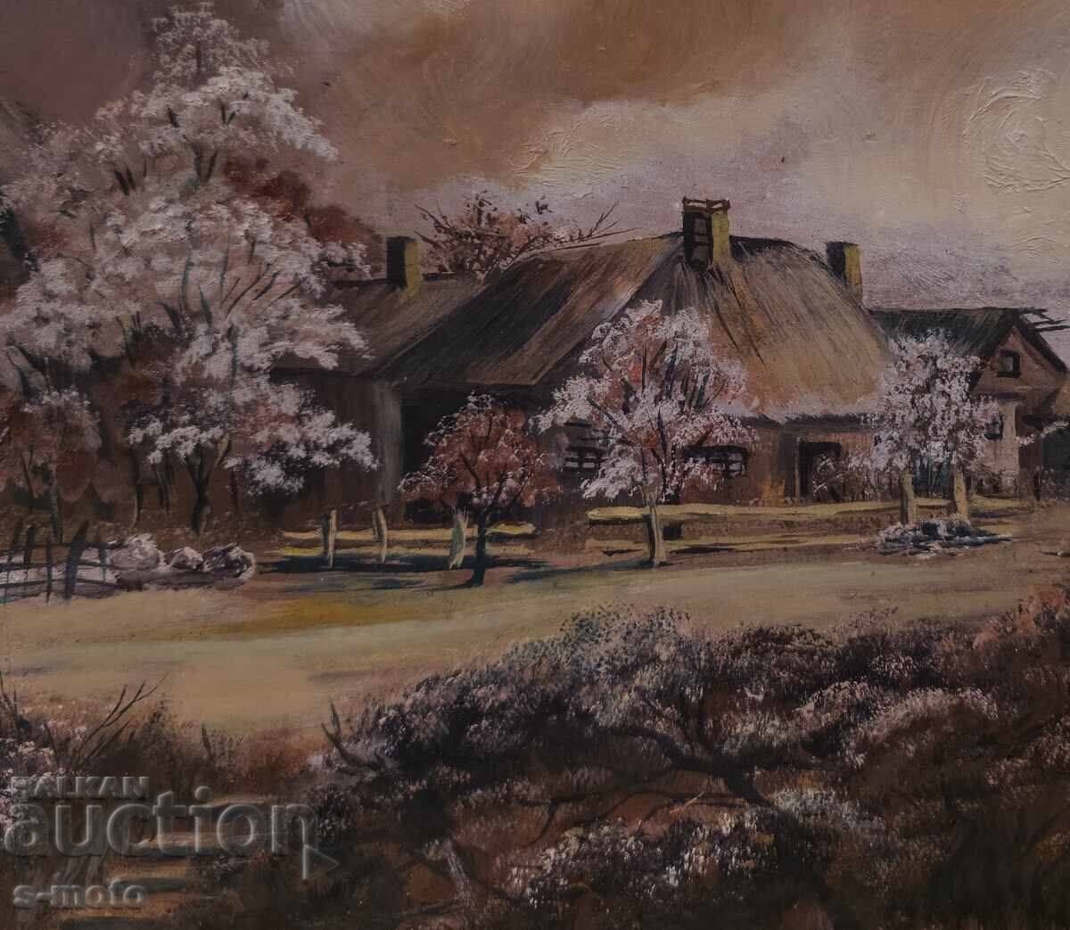 Картина маслени бои пейзаж 1998 - 6