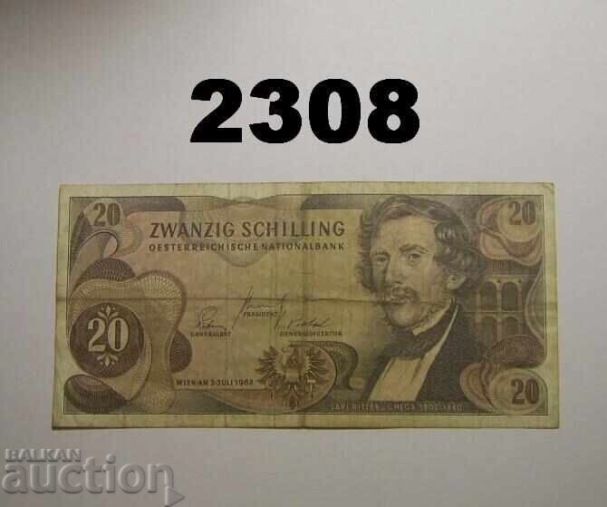 Αυστρία 20 σελίνια 1967 Αυστρία 20 σελίνια 1967