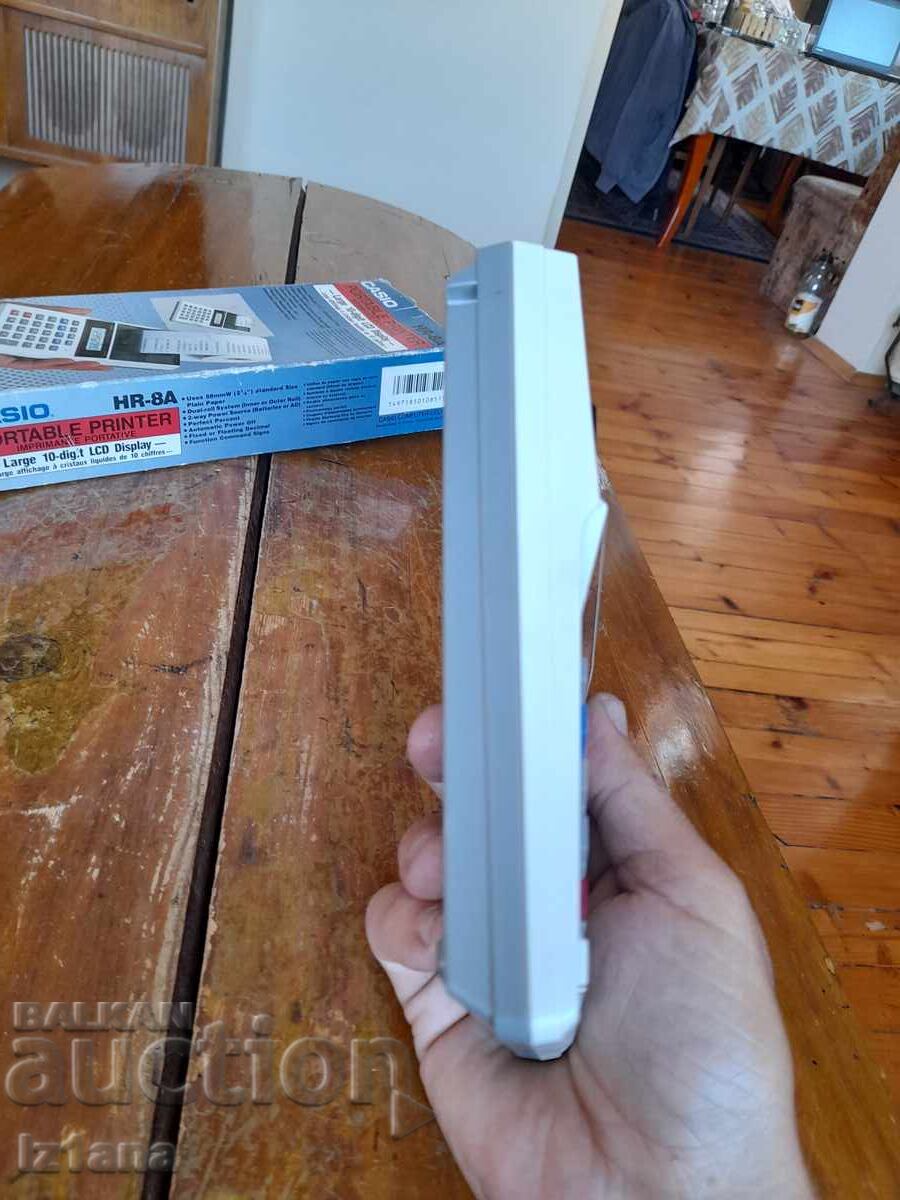 Auction Old Casio HR-8A calculator with printer Auction Old Casio HR-8A calculator with printer