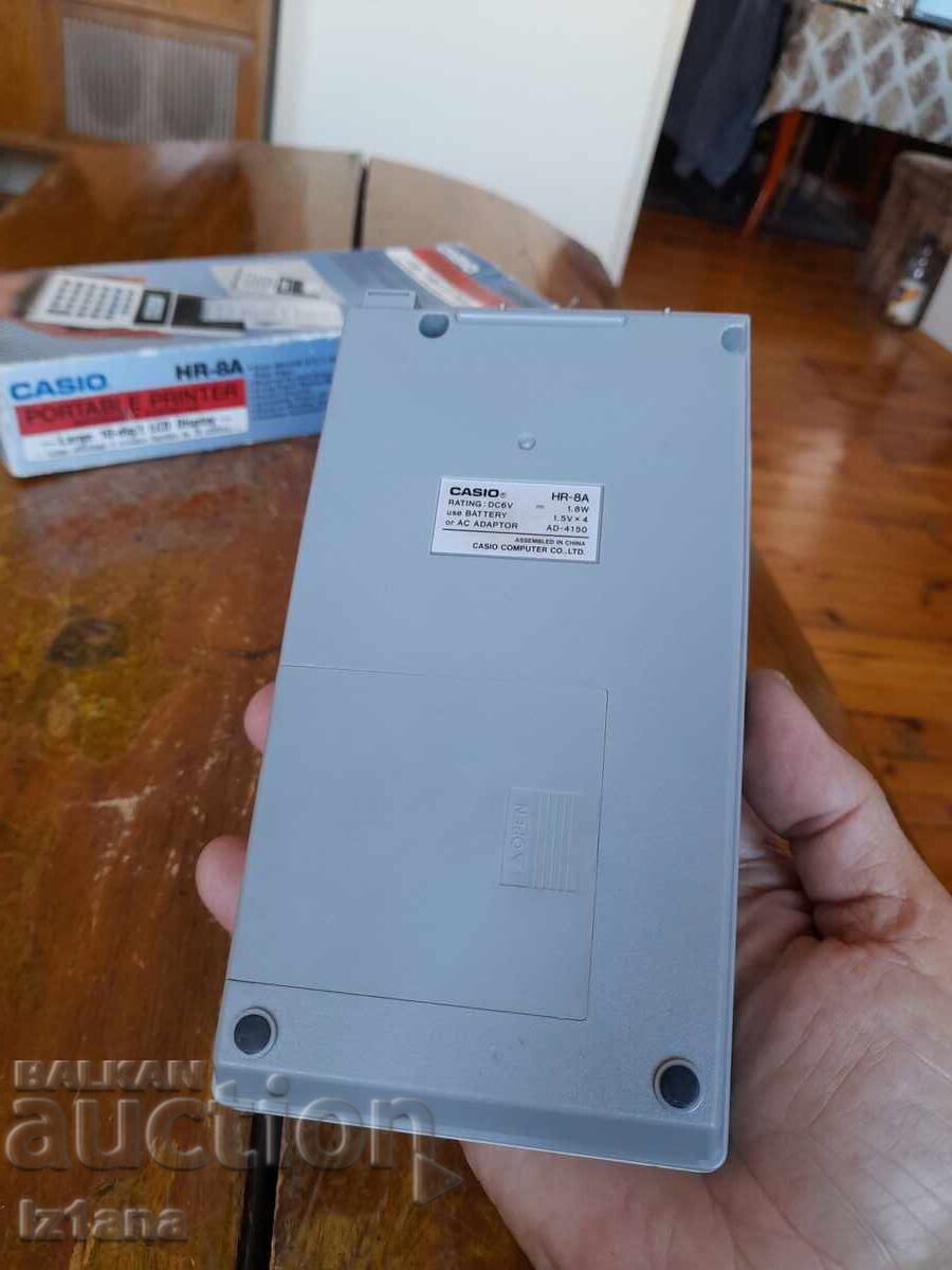 Delivery of Old Casio HR-8A calculator with printer Delivery of Old Casio HR-8A calculator with printer