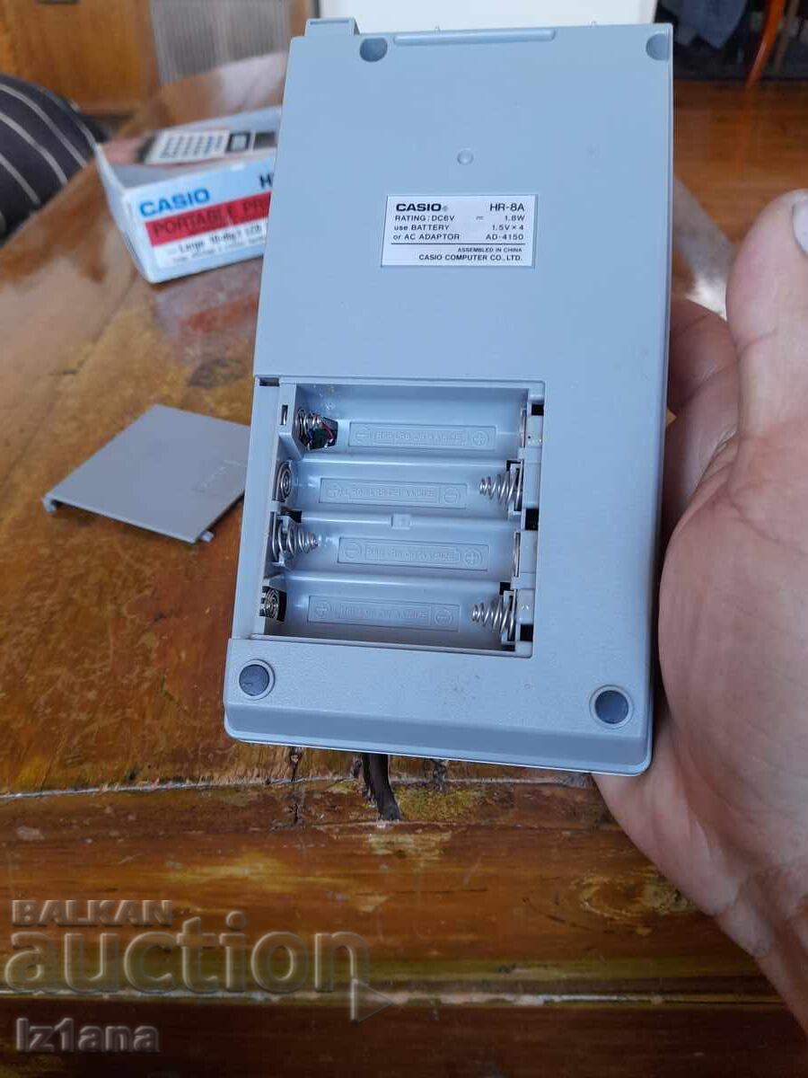 Old Casio HR-8A calculator with printer - 6 Old Casio HR-8A calculator with printer - 6