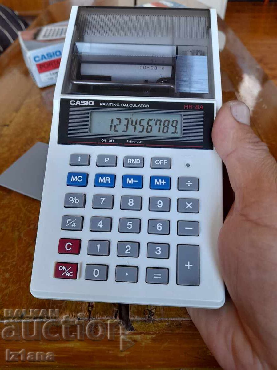 Old Casio HR-8A calculator with printer - 7 Old Casio HR-8A calculator with printer - 7