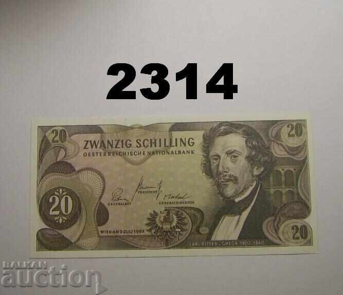 Αυστρία 20 σελίνια 1967 Αυστρία 20 σελίνια 1967