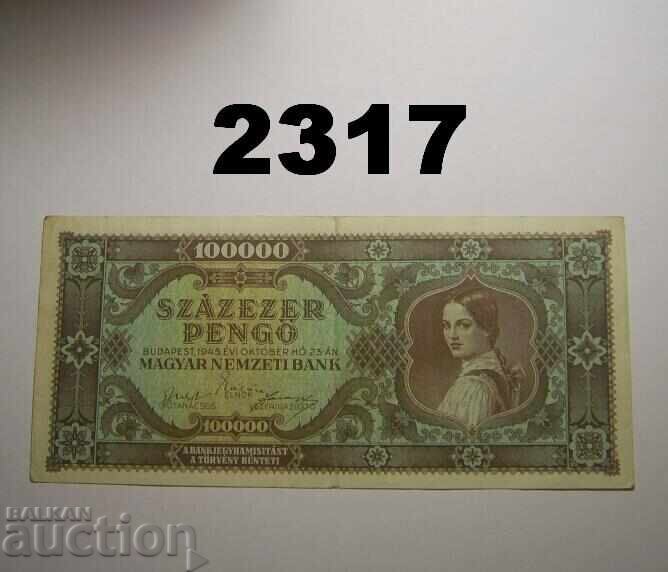 Ουγγαρία 100.000 pengő 1945