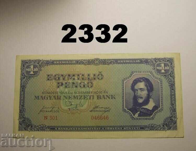 Ungaria 1 milion de pengyos 1945
