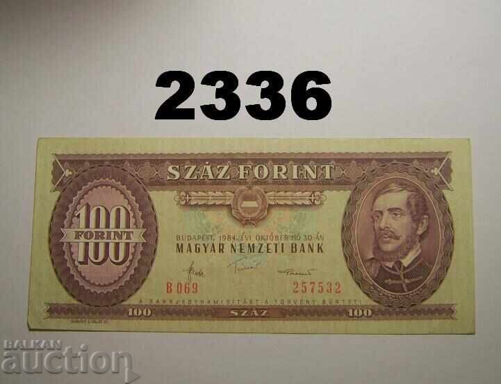 Унгария 100 форинта 1984 Унгария 100 форинта 1984
