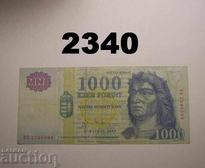 Ουγγαρία 1000 φιορίνια 2003 Ουγγαρία 1000 φιορίνια 2003