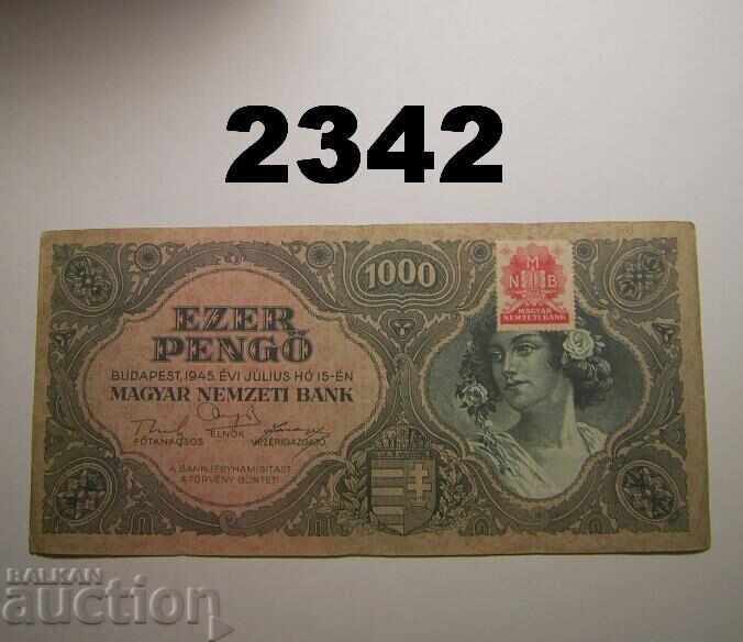 Hungary 1000 Pengő 1945