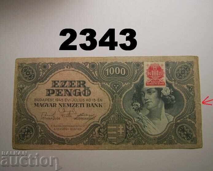 Hungary 1000 Pengő 1945
