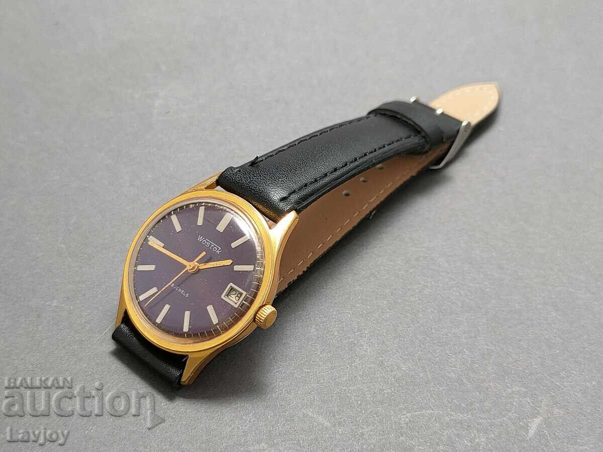 *Васток*☭Wastok☭ au 10 позлатен ретро часовник $$$ с цена 120.00 лв. | € 61.36