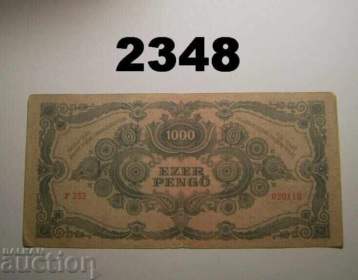 Ουγγαρία 1000 pengő 1945 με τιμή 3.50 BGN | € 1.79