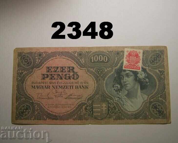 Ουγγαρία 1000 pengő 1945